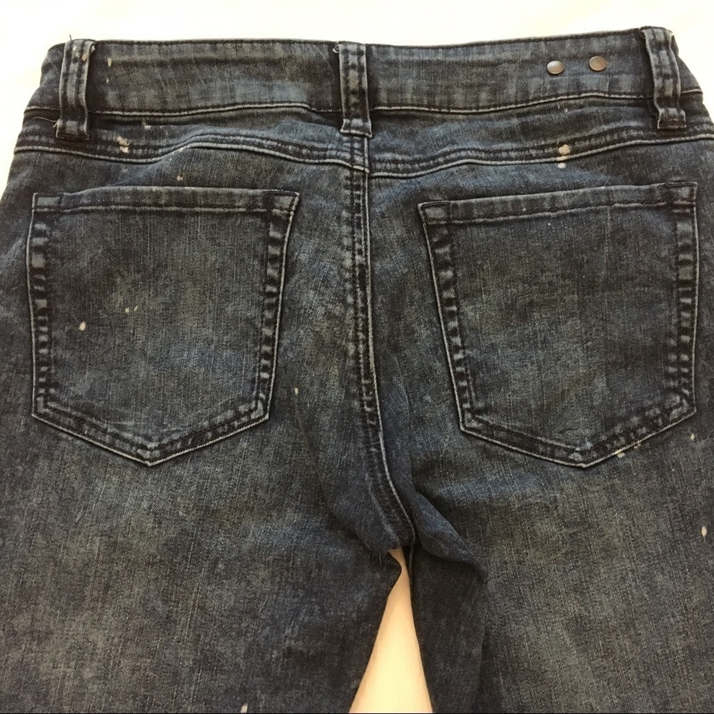 CAbi Constellation Wash Paint Skinny Jeans - Sz 2 - Picture 4 of 11